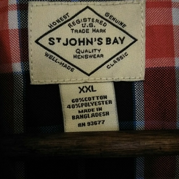 St John's Bay plaid man's shirt size XXL - Picture 4 of 4